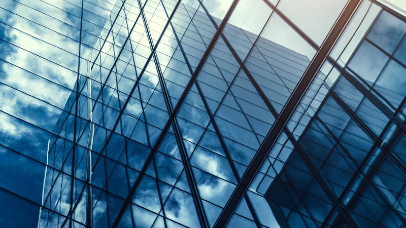 ventanas de un edificio corporativo