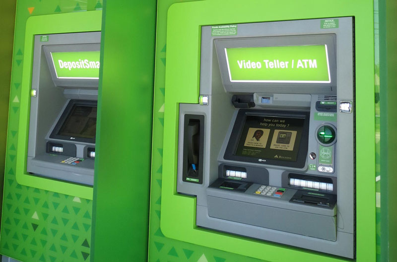 cajeros automáticos con video