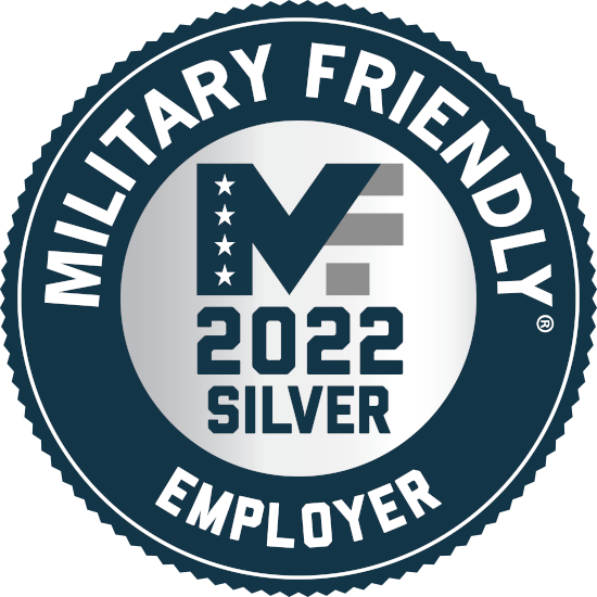 Military Friendly Employer 2022 Silver Award