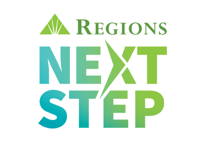Logotipo de Next Step de Regions