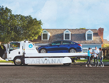 Entrega de un vehícuo de Carvana