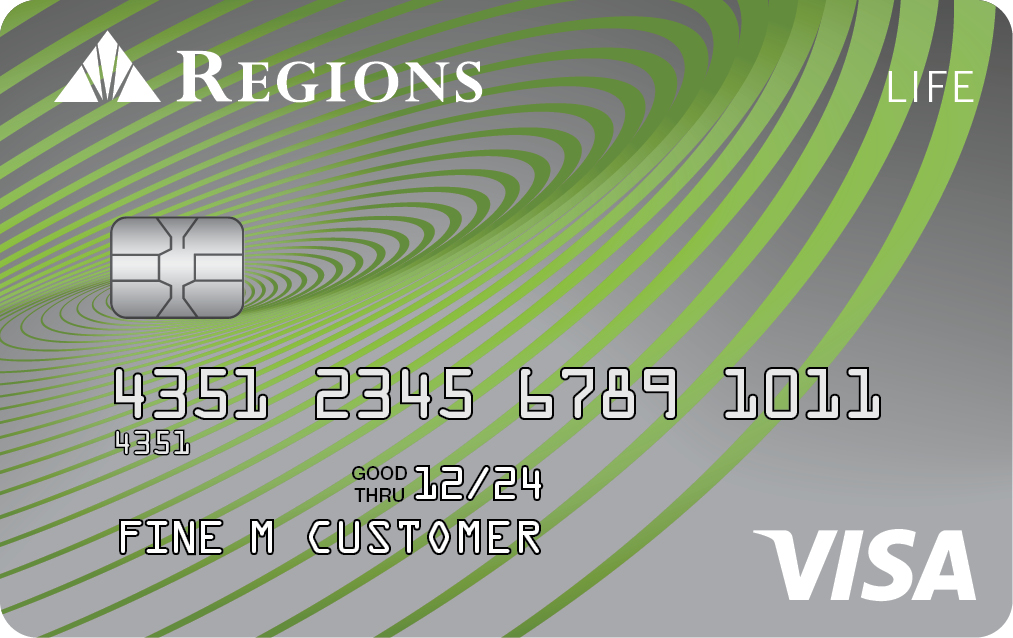 Regions Visa Life Credit Card