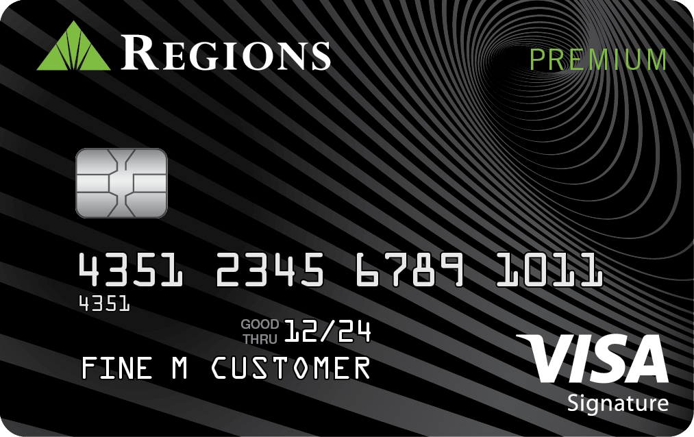 Tarjeta de crédito Visa Premium de Regions