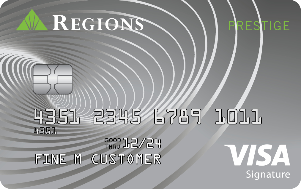 Tarjeta de crédito Visa Prestige de Regions