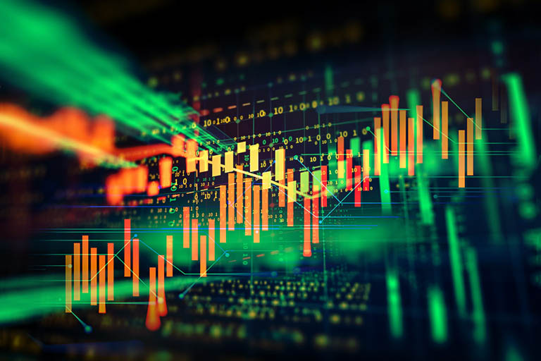 cuadro de datos económicos digitales 3d