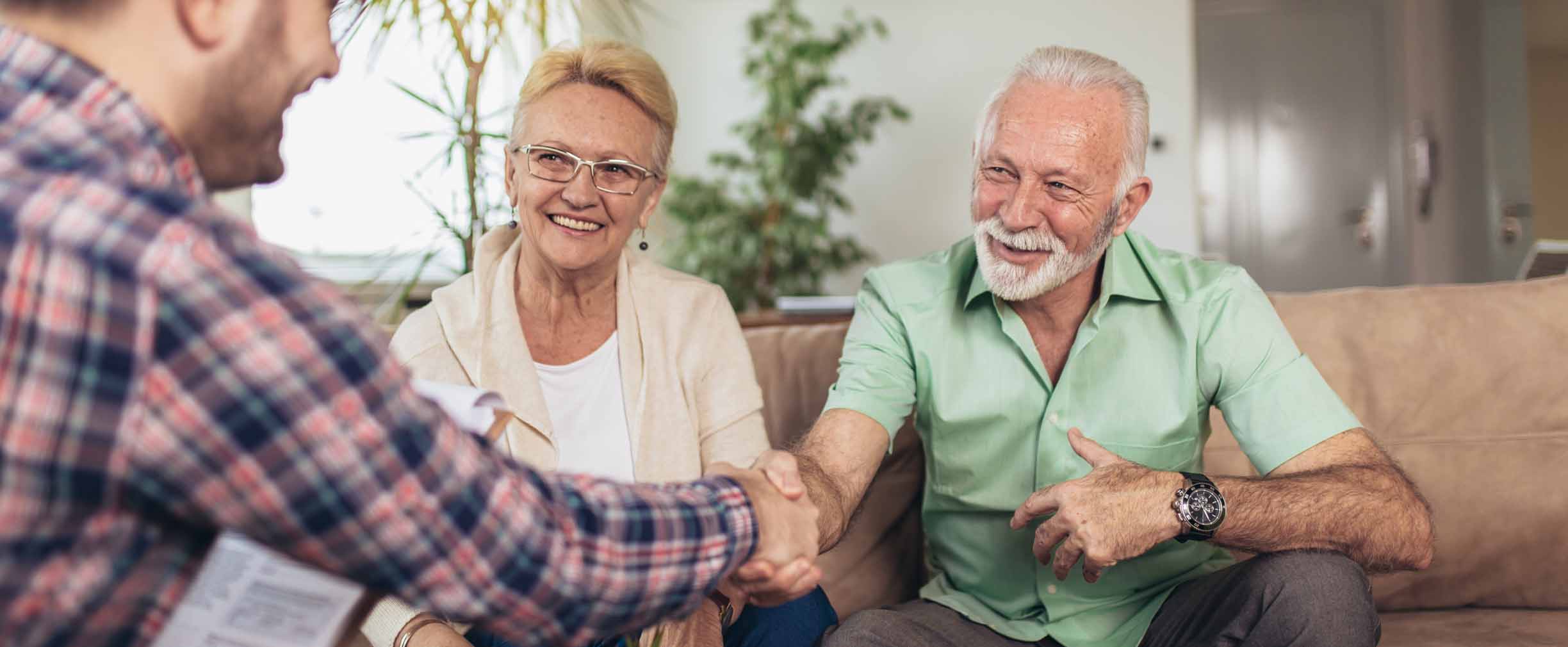 couple meeting with a realtor