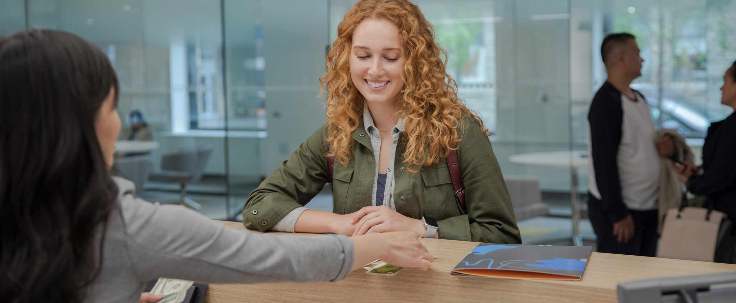 why do customers visit bank branches