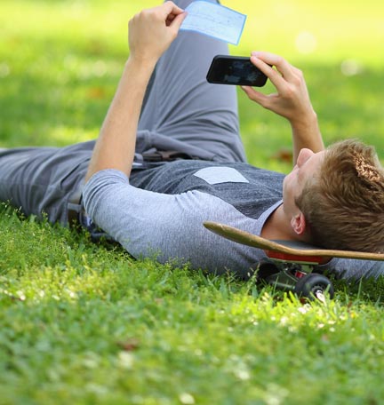 el momento para una cuenta de cheques para estudiantes