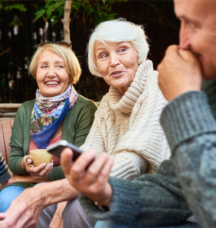 group of retirees