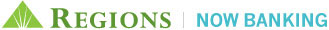 Logotipo de Now Banking de Regions.